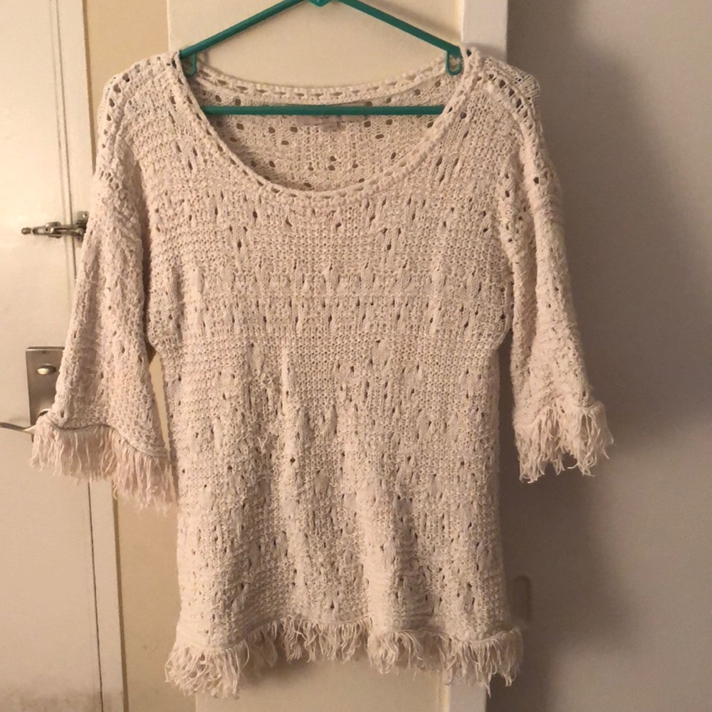 White LOFT Sweater